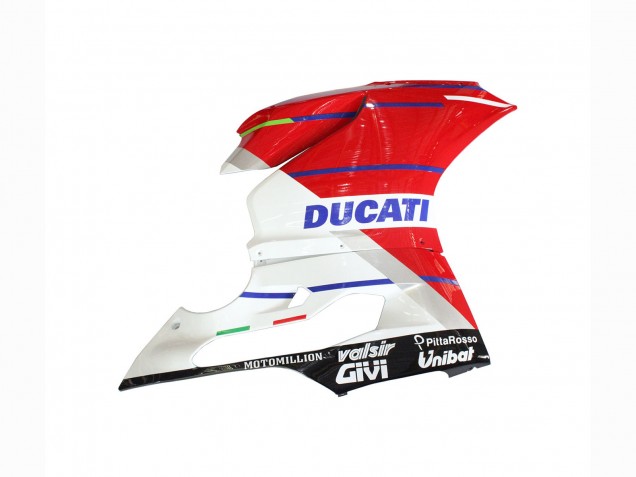 Descuento Carenados Moto Ducati Panigale 899/1199 2011-2014 - Blanco Rojo Verde Azul Negro Brillante Flex-Box