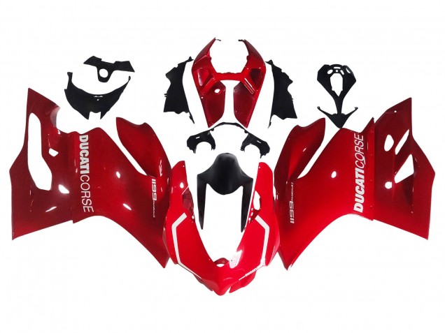 Descuento Carenado Moto Ducati 1199 2011-2014 - Rojo