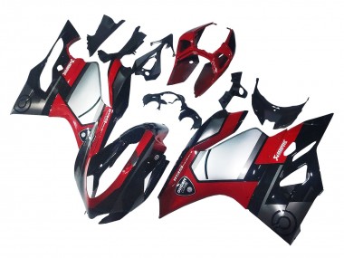 Descuento Carenados Moto Ducati 1199 2011-2014 - Rojo Plata Negro