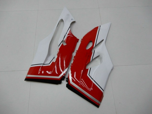 Descuento Carenados Moto Ducati 1199 2011-2014 - Blanco Rojo Negro Mate