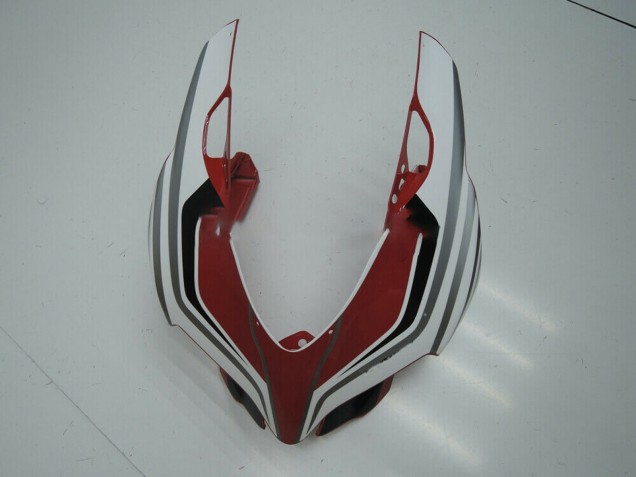 Descuento Carenado Moto Ducati Panigale 899 2011-2014 - Blanco Rojo Negro Brillante