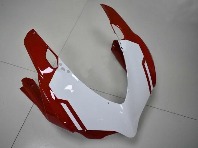 Descuento Carenados Moto Ducati Panigale 899 2011-2014 - Blanco Rojo Verde Oscuro
