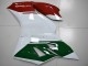 Descuento Carenados Moto Ducati Panigale 899 2011-2014 - Blanco Rojo Verde Oscuro
