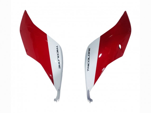 Descuento Carenados Moto Ducati 1199 2011-2014 - Blanco Rojo Negro Brillante