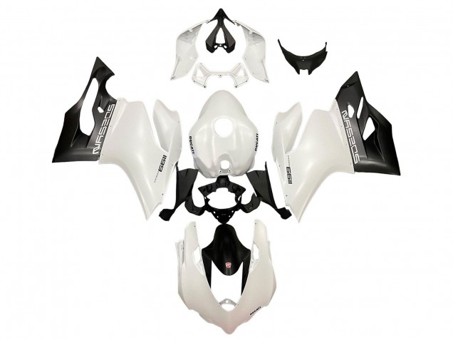 Descuento Carenados Moto Ducati Panigale 899/1199 2011-2014 - Blanco Negro
