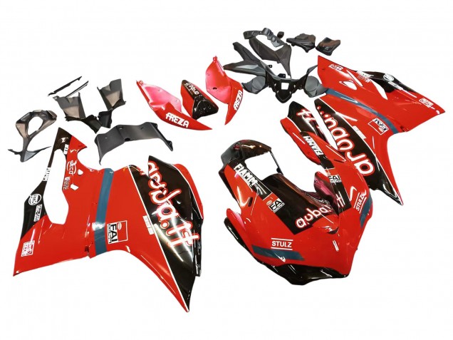 Descuento Carenados Moto Ducati 959/1299 2015-2020 - Rojo Negro Brillante Fiamm