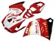 Descuento Carenados Moto Ducati 996 1993-2005 - Blanco Rojo Oro Negro Brillante Corse Performance