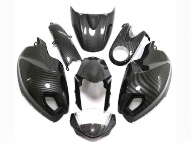 Descuento Carenados Moto Ducati Monster 696 796 1100 1100S 2008-2012 - Negro FibraCarbono Estilo