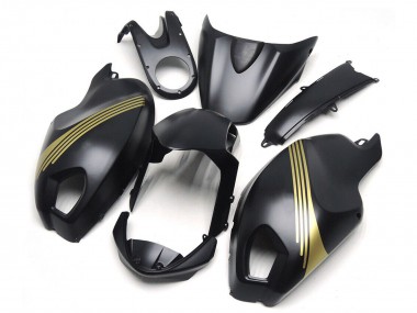 Descuento Carenados Moto Ducati Monster 696 796 1100 1100S 2008-2012 - Negro Mate Oro