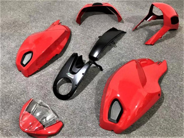 Descuento Carenados Moto Ducati Monster 696 796 1100 1100S 2008-2012 - Rojo