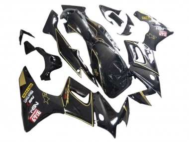 Descuento Carenados Moto Honda CBR125R 2002-2006 - Negro Brillante Oro