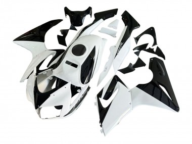 Descuento Carenados Moto Honda CBR125R 2002-2006 - Blanco Negro Brillante