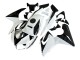Descuento Carenados Moto Honda CBR125R 2002-2006 - Blanco Negro Brillante