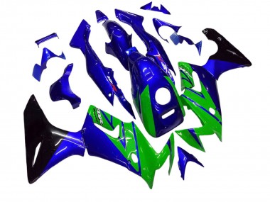 Descuento Carenados Moto Honda CBR125R 2002-2006 - Azul Verde Negro Brillante