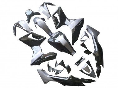 Descuento Carenados Moto Honda CBR125R 2002-2006 - Plata Negro Brillante
