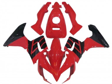 Descuento Carenados Moto Honda CBR125R 2002-2006 - Rojo Negro Brillante Raya