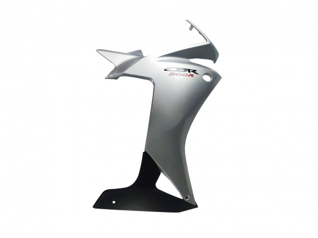 Descuento Carenado Moto Honda CBR500R 2013-2015 - Plata Negro Brillante