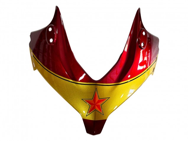 Descuento Carenados Moto Honda CBR500R 2013-2015 - Rojo Azul Amarillo Estrella