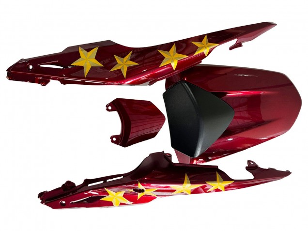 Descuento Carenados Moto Honda CBR500R 2013-2015 - Rojo Azul Amarillo Estrella