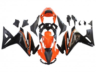 Descuento Carenados Moto Honda CBR500R 2016-2018 - Naranja Negro Brillante Negro Mate