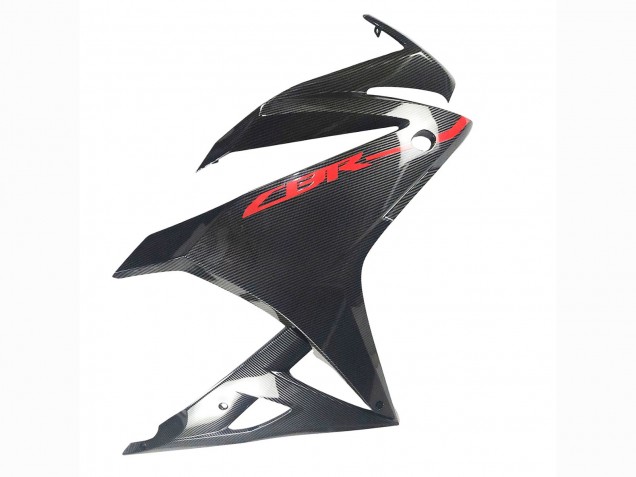 Descuento Carenados Moto Honda CBR500R 2016-2018 - Negro FibraCarbono Rojo
