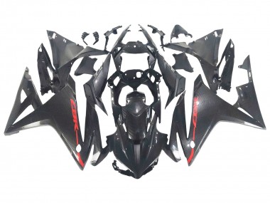 Descuento Carenados Moto Honda CBR500R 2016-2018 - Negro FibraCarbono Rojo