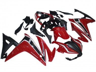 Descuento Carenados Moto Honda CBR500R 2016-2018 - Rojo Blanco Negro Mate