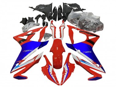 Descuento Carenados Moto Honda CBR500R 2016-2018 - Blanco Rojo Azul