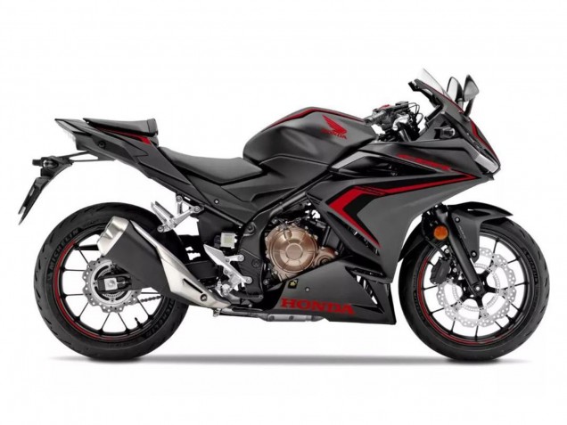 Descuento Carenados Moto Honda CBR500R 2022-2023 - Negro Mate Rojo