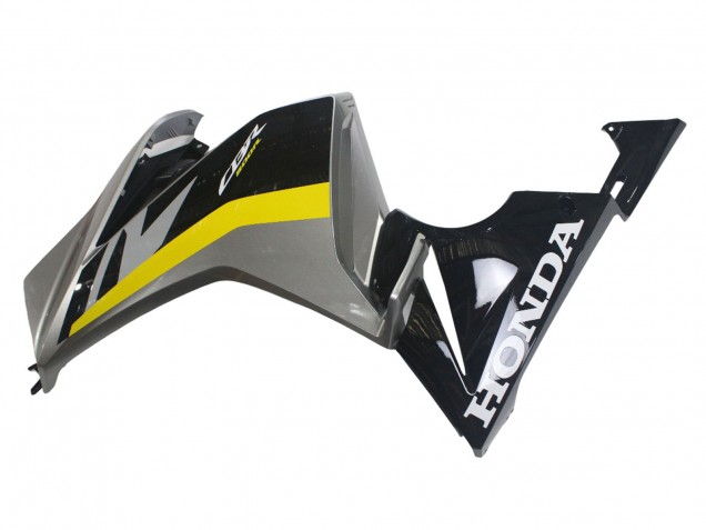 Descuento Carenados Moto Honda CBR500R 2022-2023 - Plata Amarillo Negro Brillante