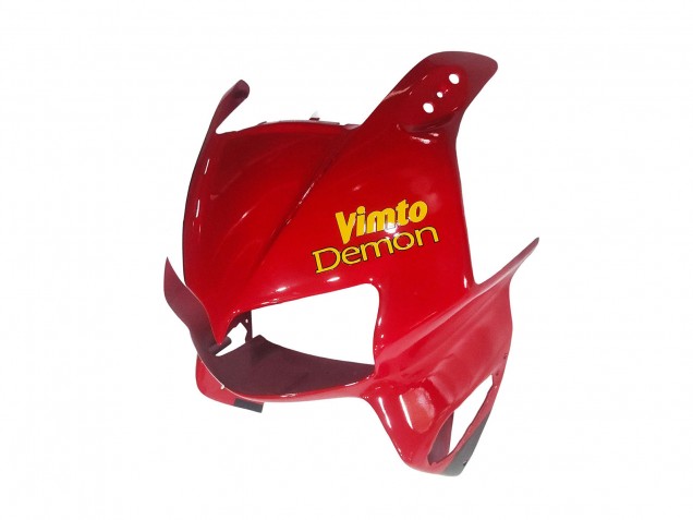 Descuento Carenados Moto Honda VFR 800 1998-2001 - Rojo Blanco Negro Brillante Vimto