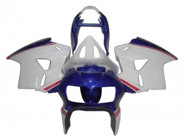 Descuento Carenados Moto Honda VFR 800 1998-2001 - Blanco Azul Rojo