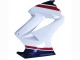 Descuento Carenados Moto Honda VFR 800 2002-2013 - Blanco Rojo Azul Oscuro