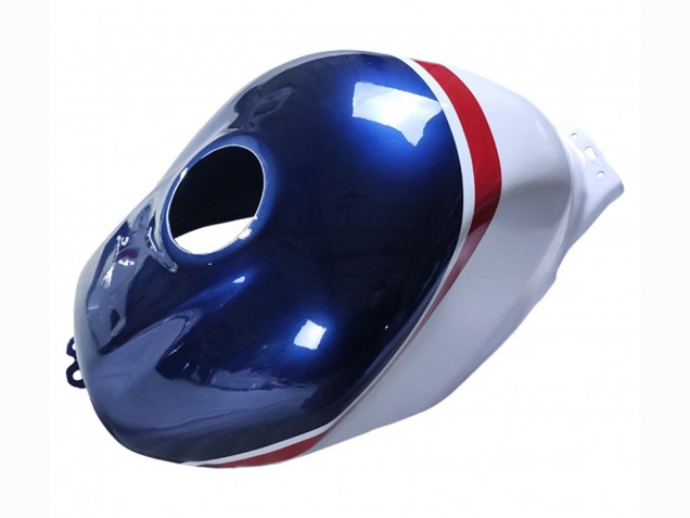 Descuento Carenados Moto Honda VFR 800 2002-2013 - Blanco Rojo Azul Oscuro