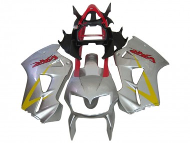 Descuento Carenados Moto Honda VFR 800 2002-2013 - Plata Rojo Amarillo