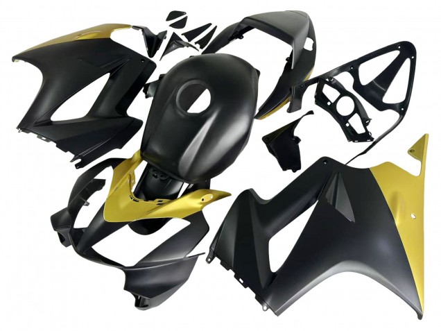 Descuento Carenados Moto Honda VFR 800 2002-2013 - Amarillo Negro Mate
