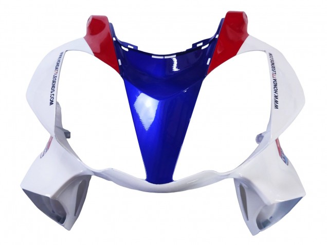 Descuento Carenados Moto Honda VFR 800 2002-2013 - Blanco Rojo Azul Motul