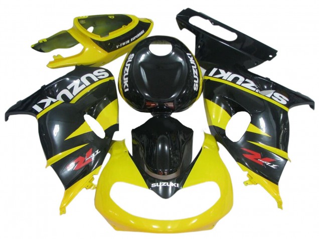 Descuento Carenados Moto Suzuki TL1000R 1998-2003 - Negro Brillante Amarillo