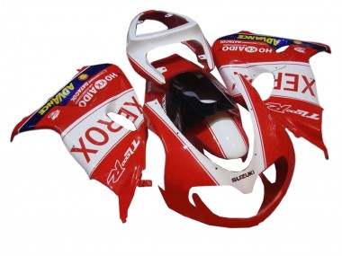 Descuento Carenados Moto Suzuki TL1000R 1998-2003 - Blanco Rojo Negro Xerox