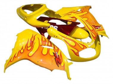 Descuento Carenados Moto Suzuki TL1000R 1998-2003 - Amarillo Rojo Llama