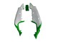 Descuento Carenados Moto Kawasaki ZX7R 1996-2003 - Blanco Verde Negro