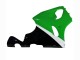 Descuento Carenados Moto Kawasaki ZX7R 1996-2003 - Blanco Verde Negro