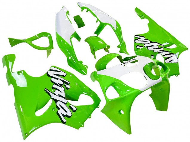 Descuento Carenados Moto Kawasaki ZX7R 1996-2003 - Blanco Verde