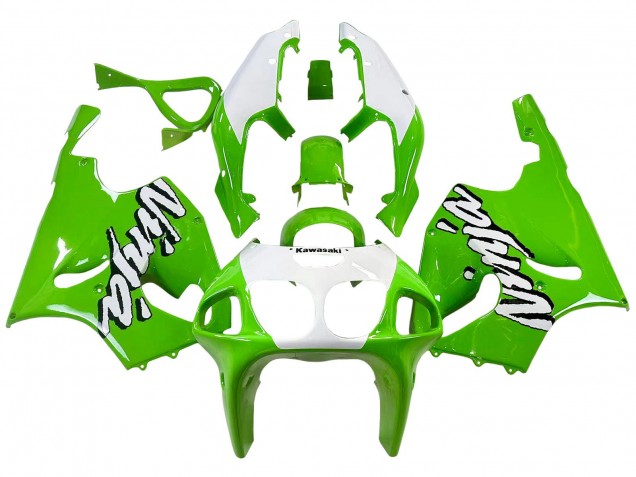 Descuento Carenados Moto Kawasaki ZX7R 1996-2003 - Blanco Verde