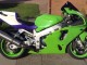 Descuento Carenados Moto Kawasaki ZX7R 1996-2003 - Blanco Verde Azul