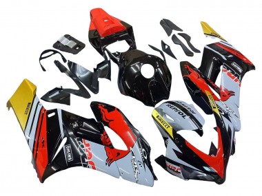 Descuento Carenados Moto Honda CBR1000RR 2004-2005 - Amarillo Rojo Blanco Lustroso Rojo Bull Repsol HRC