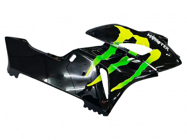 Descuento Carenados Moto Honda CBR1000RR 2004-2005 - Negro Brillante Amarillo Verde Monstruo