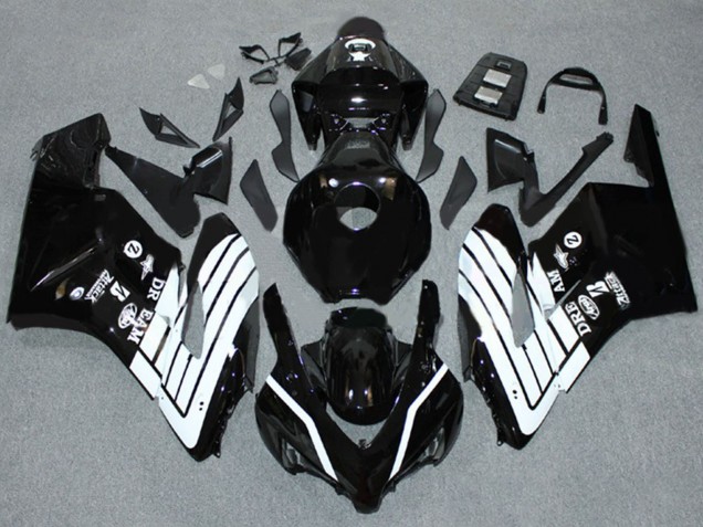 Descuento Carenados Moto Honda CBR1000RR 2004-2005 - Negro Brillante Blanco