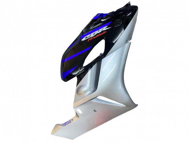 Descuento Carenados Moto Honda CBR1000RR 2004-2005 - Plata Azul Negro Brillante