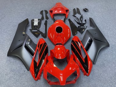 Descuento Carenados Moto Honda CBR1000RR 2004-2005 - Gris Rojo Negro Brillante Raya
